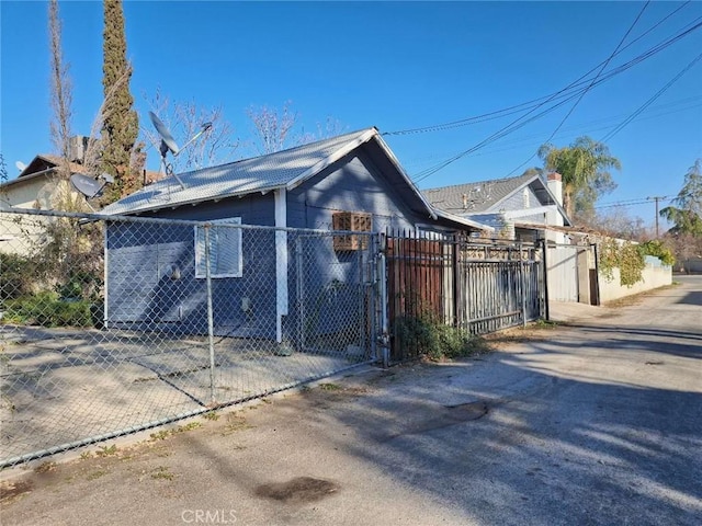 view of side of property