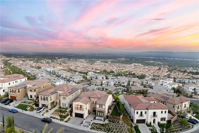 20436 W Liverpool Way, Porter Ranch, CA 91326 - aerial view at dusk of a residential view