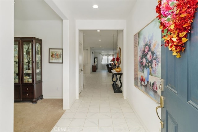 37845 Apache Plume Dr, Murrieta, CA 92563 - hall featuring recessed lighting and baseboards
