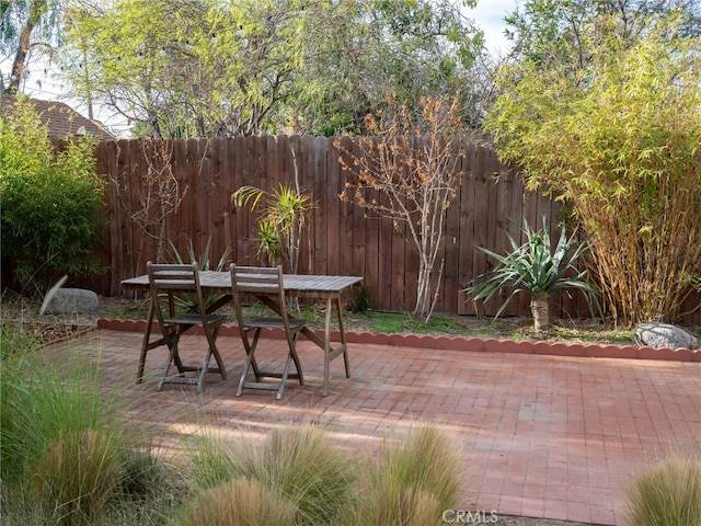 view of patio