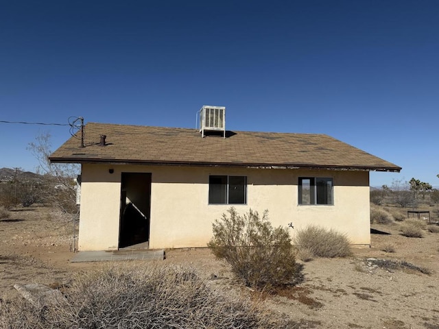 view of back of property