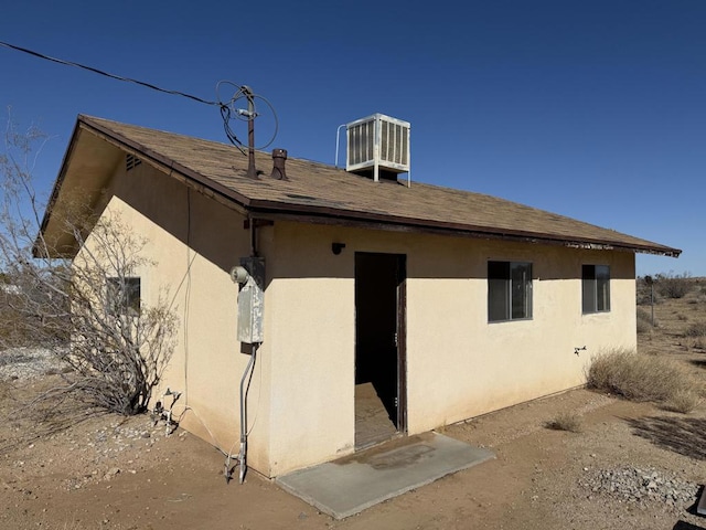 view of rear view of property