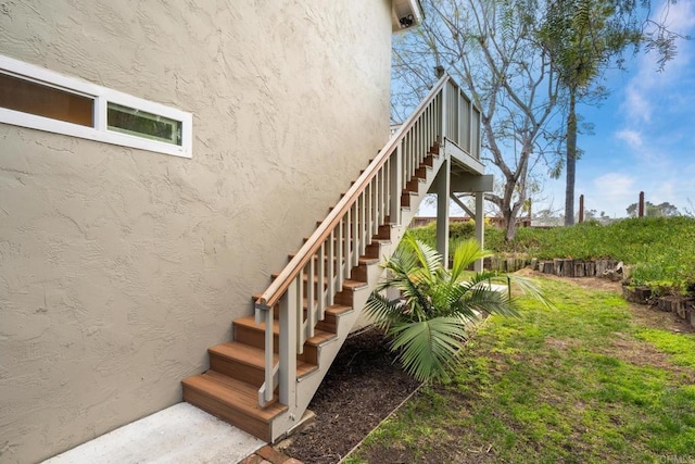 view of staircase