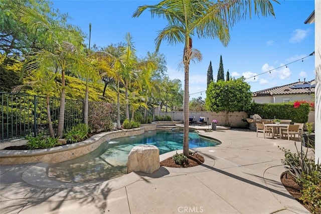 20 Bentley Rd, Coto De Caza, CA 92679 - view of pool featuring a fenced backyard and a patio