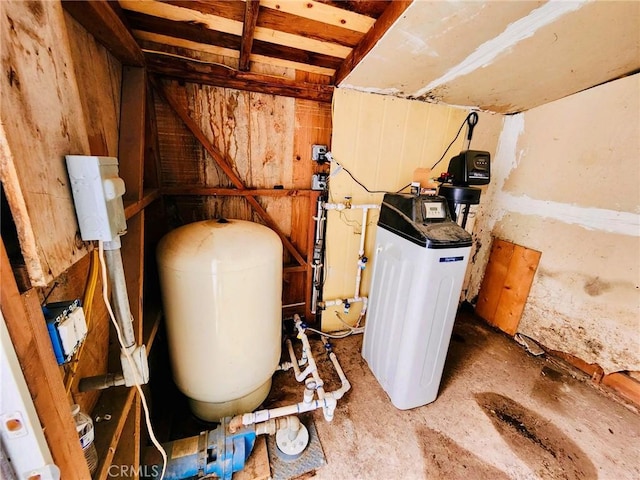 view of utility room