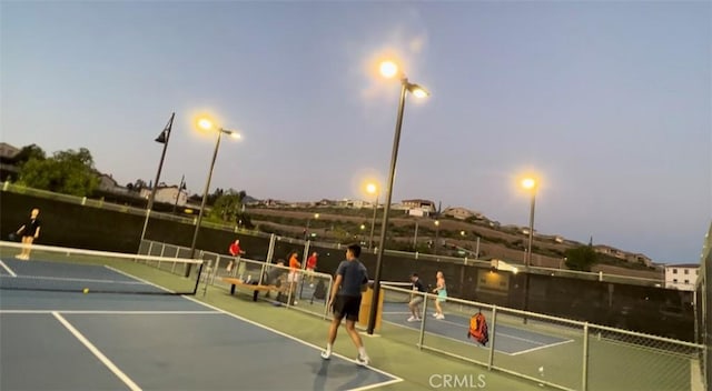 view of tennis court