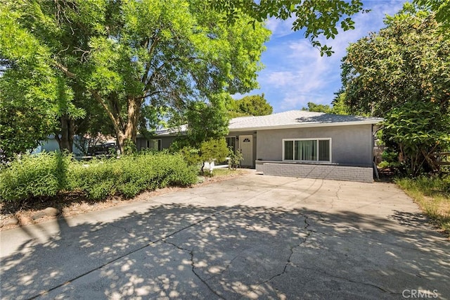 view of ranch-style house