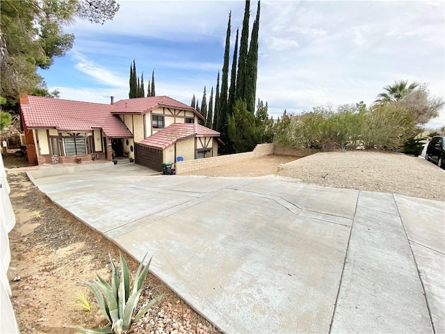 view of front of home