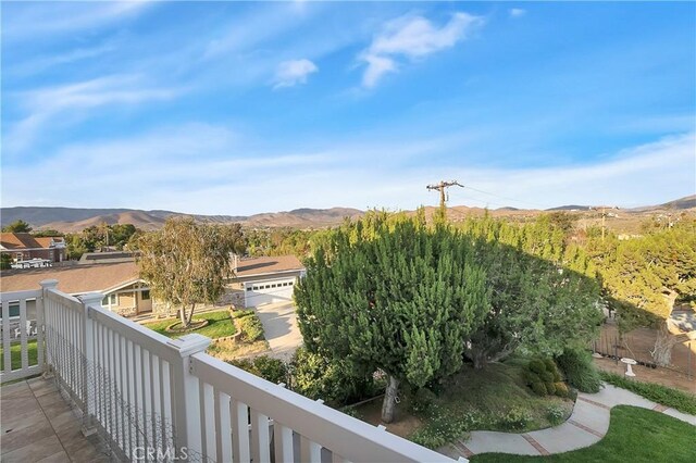 31750 1st St, Acton, CA 93510 - balcony featuring a mountain view