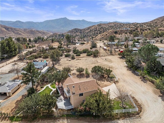 31750 1st St, Acton, CA 93510 - drone / aerial view featuring a mountain view