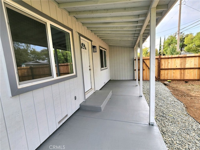 view of patio