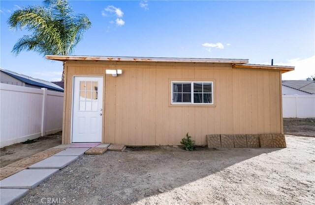 view of outbuilding