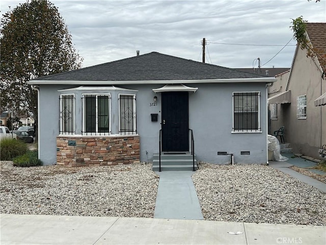 view of bungalow