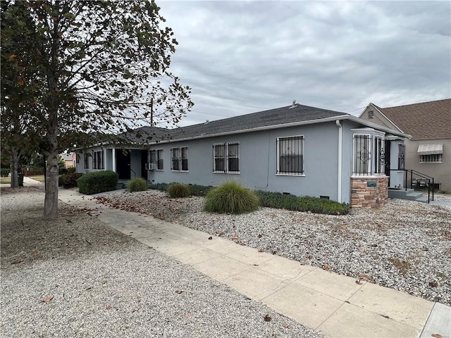 view of ranch-style home