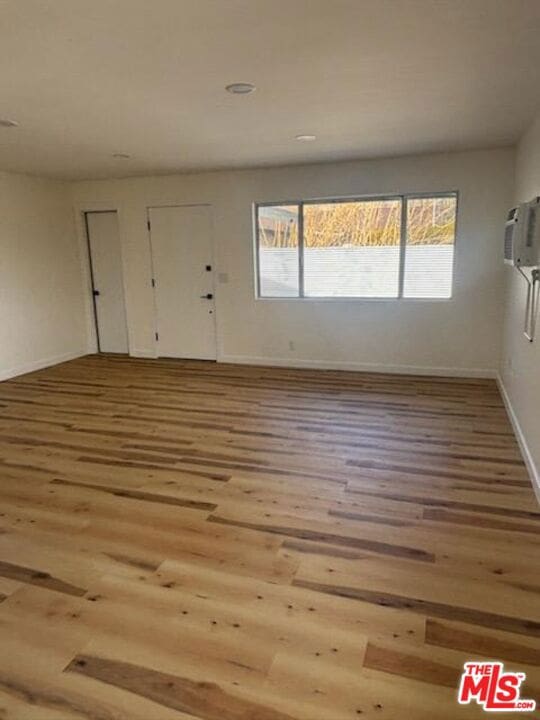 entrance foyer featuring light wood-type flooring