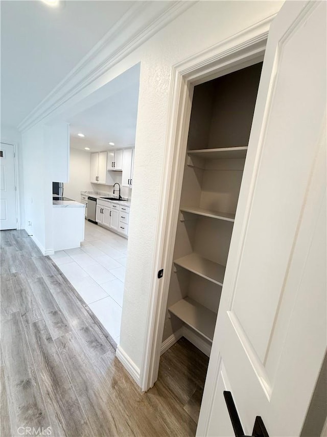 pantry featuring sink