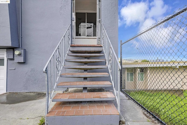 view of staircase