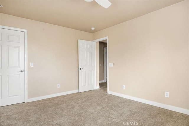 284 Davos Dr, Crestline, CA 92325 - carpeted spare room featuring baseboards, ceiling fan, and a smoke detector