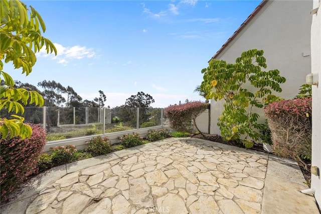 view of patio / terrace featuring a fenced backyard