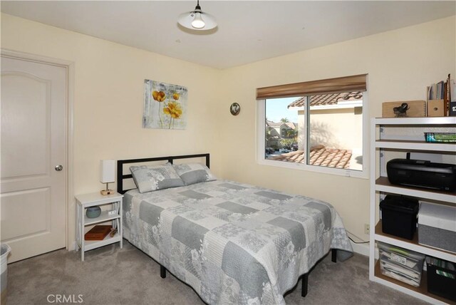 bedroom featuring carpet flooring