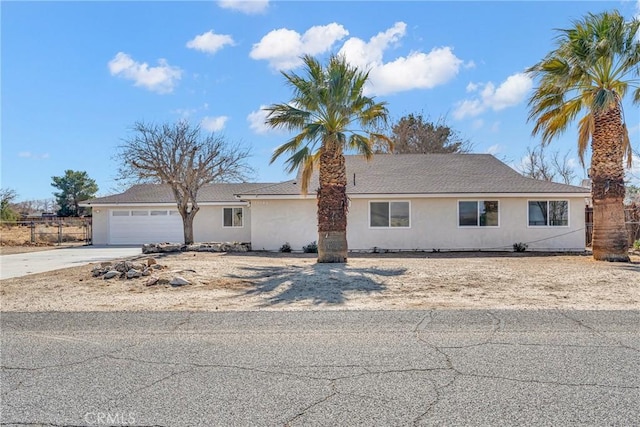 ranch-style house with a garage