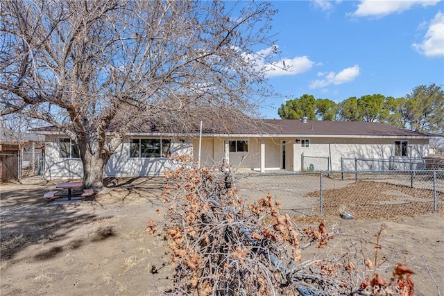 view of ranch-style house