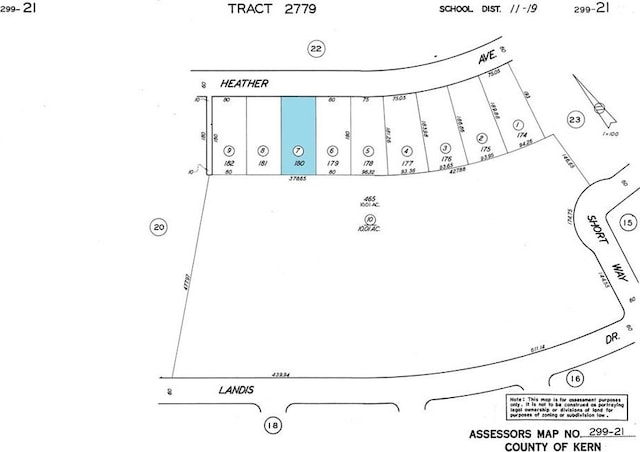 0 Heather Ave, California City CA, 93504 land for sale