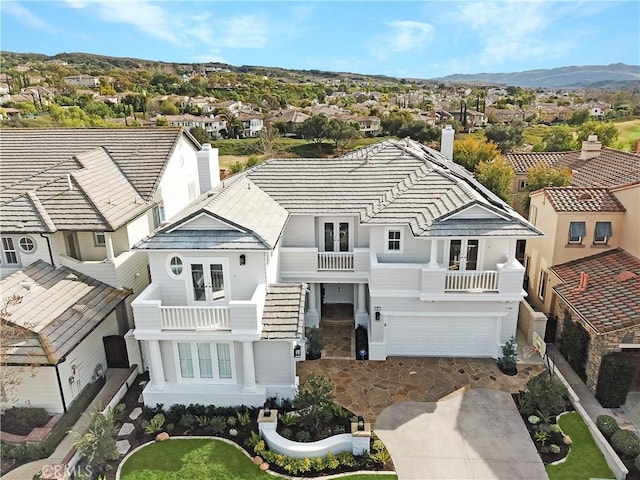 bird's eye view featuring a residential view