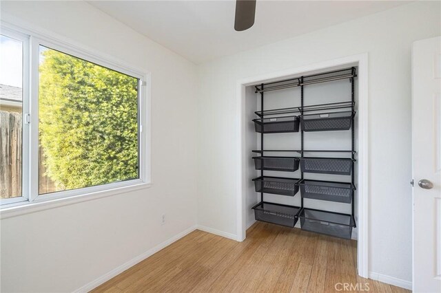 interior space featuring light hardwood / wood-style flooring