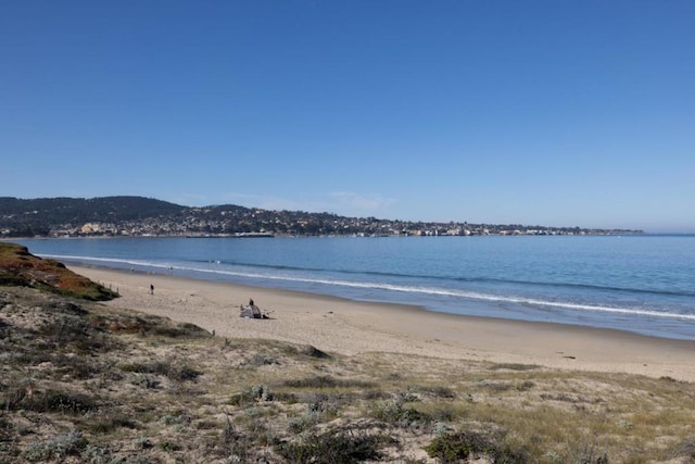 water view with a beach view