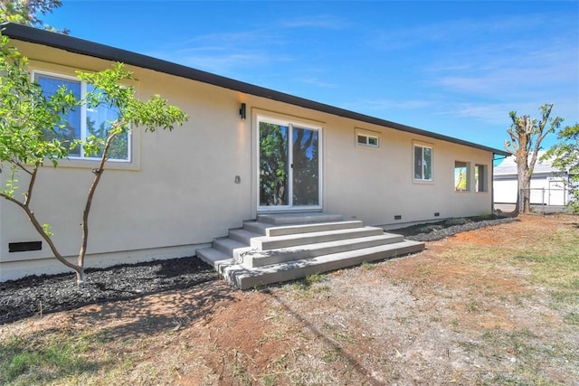 view of rear view of property