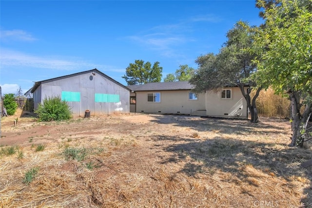 view of back of property