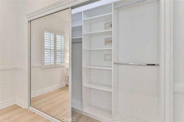 view of closet