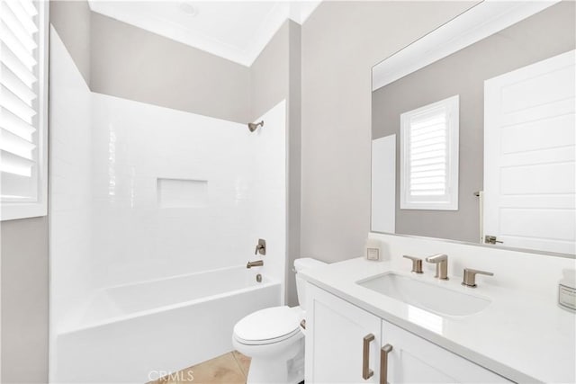 249 Chorus, Irvine, CA 92618 - full bath with toilet, tile patterned flooring, vanity, and shower / tub combination