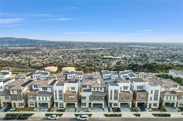 drone / aerial view featuring a residential view