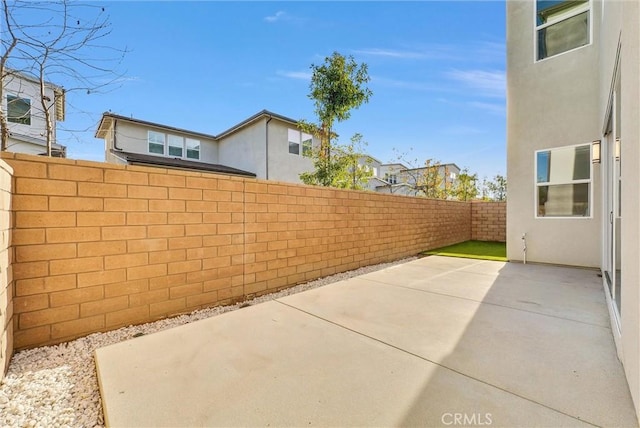 view of patio / terrace featuring a fenced backyard