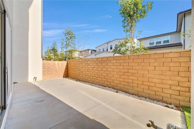 view of patio / terrace featuring a fenced backyard