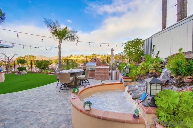 view of patio / terrace featuring area for grilling