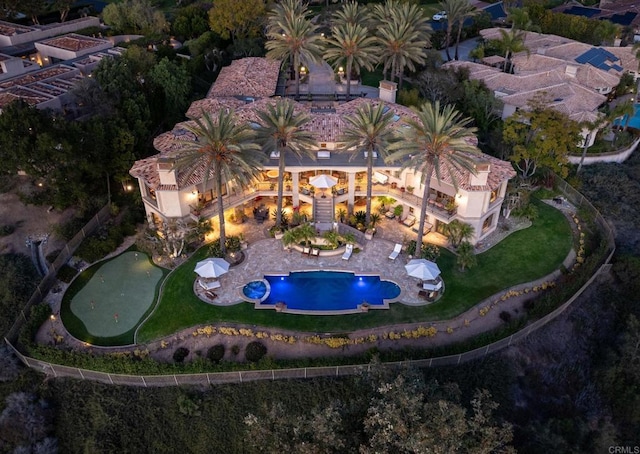 7756 St Andrews Rd, Rancho Santa Fe, CA 92067 - drone / aerial view