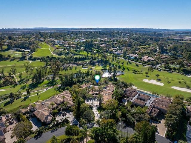7756 St Andrews Rd, Rancho Santa Fe, CA 92067 - birds eye view of property featuring view of golf course