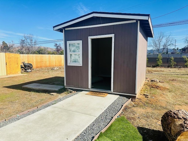 view of outbuilding