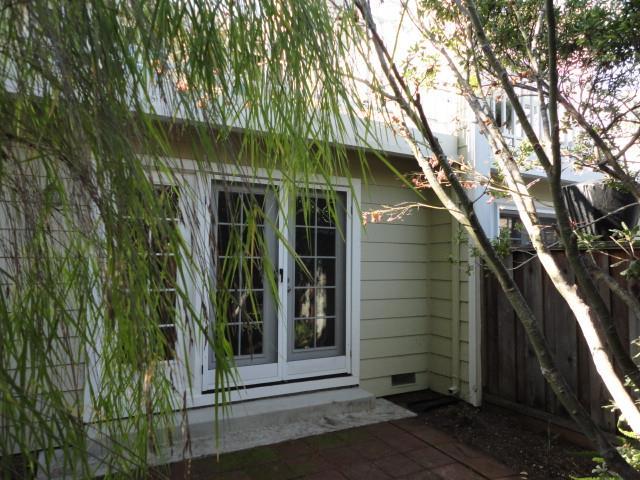 view of outbuilding featuring french doors