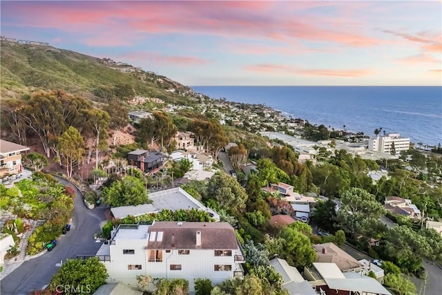 22332 Eagle Rock Way, Laguna Beach, CA 92651 - aerial view of property and surrounding area with a large body of water