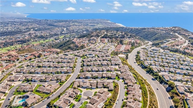 aerial view featuring a mountain view