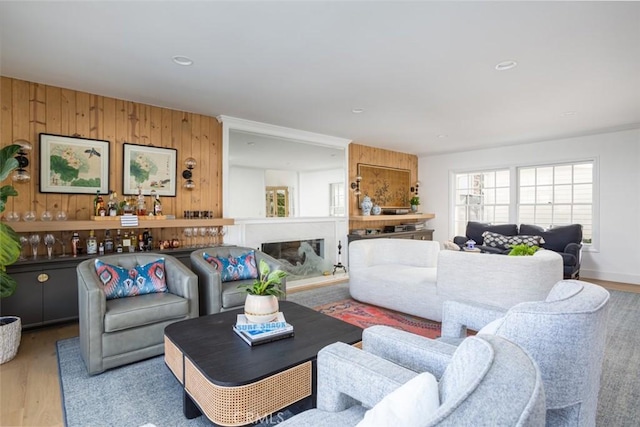 view of living area