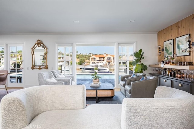view of living area