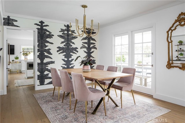view of dining area
