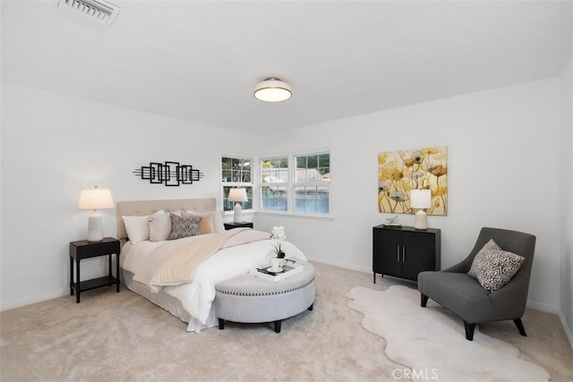 bedroom with carpet flooring