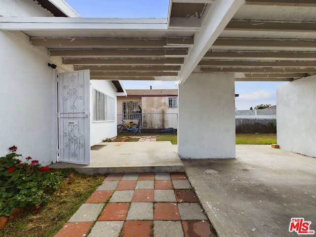 view of patio