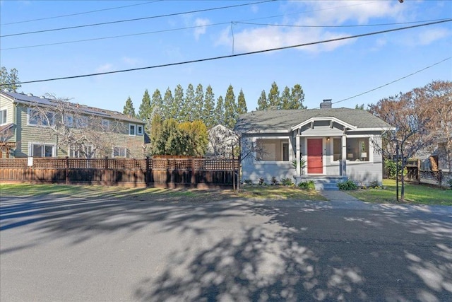 view of front of home